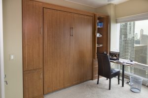 WALL BED WITH OFFICE CABINETS