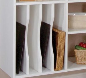 VERTICAL TRAY DIVIDER-SCALLOPED EDGE