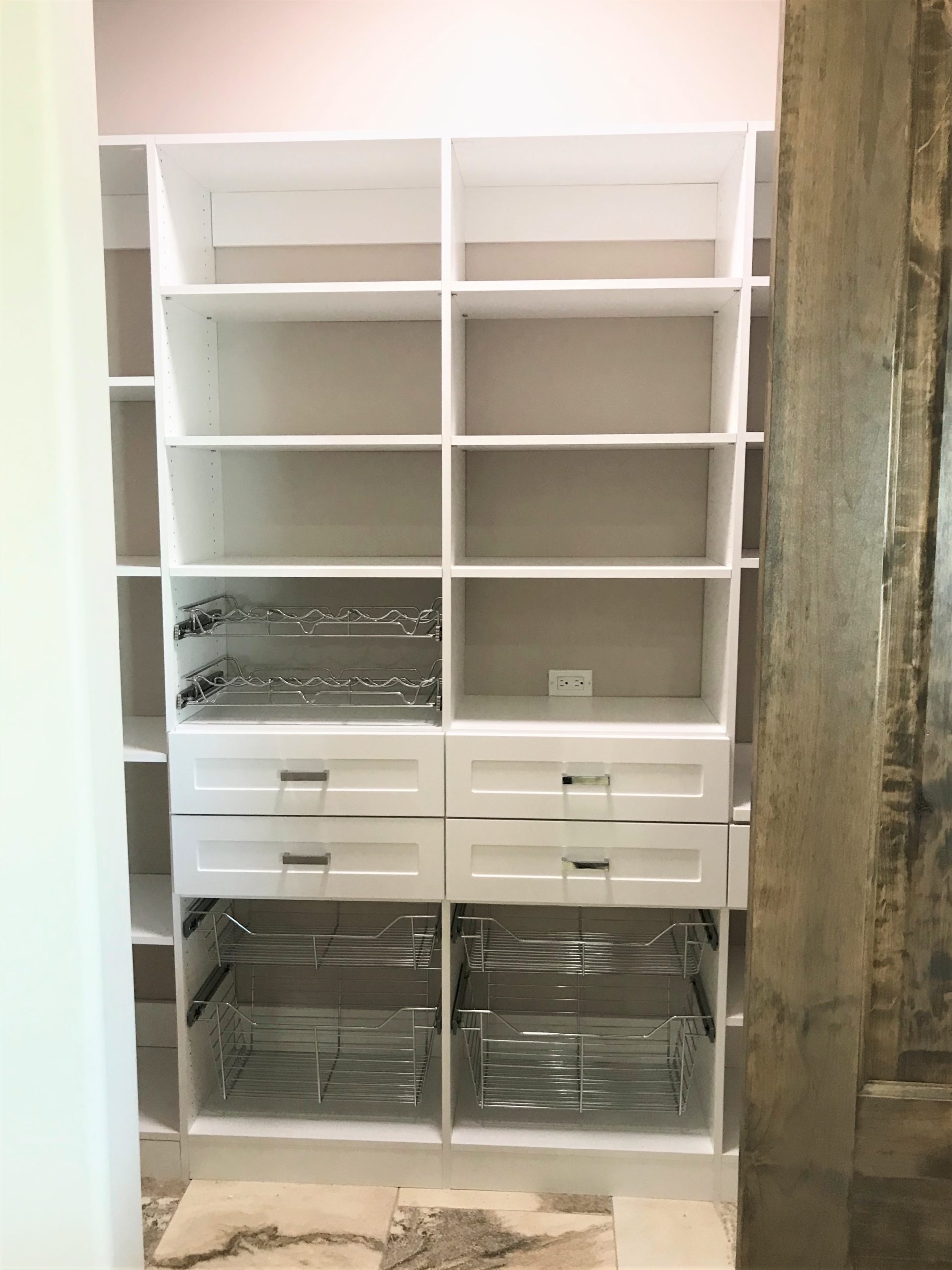 Pantry Drawers Baskets And Pull Out Wine Racks Austin Morgan