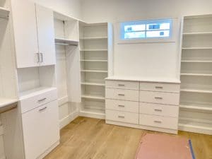 Custom Designed Master Closet for Her