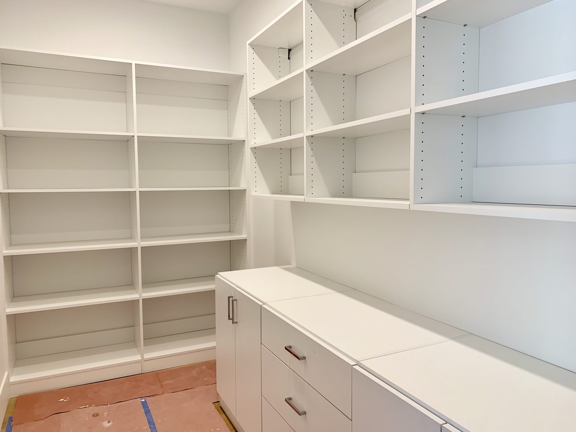 White Custom Pantry Cabinets Built In Scottsdale Az Austin