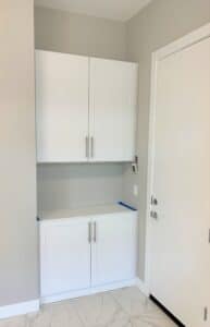 ENTRYWAY WHITE STORAGE CABINETS